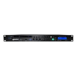 Reprodutor de Mídia Gemini CDMP-1500 Profissional – CD/MP3/USB Player, 1U de Rack, Saídas XLR Balanceadas e Memória Anti-Choque com Controle Remoto (Equipamentos)