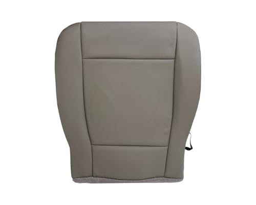 2017 2018 2019 2020 2021 Ford F250 F350 F450 F550 XL Heavy Duty Work Truck Replacement Capa de assento inferior do motorista (vinil cinza (couro sintético)) (Discos de Vinil)