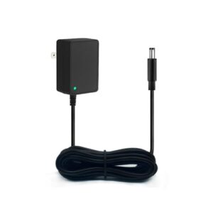 Carregador de 12 V para Audio Technica AT-LP60X AT-LP60X-BK AT-LP60X-BW AT-LP120XUSB-BK AT-LP60XBT-RD Adaptador de substituição para toca-discos de acionamento direto, cabo de alimentação 1,5 m (Equipamentos)
