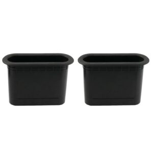 RLECS 2 peças de acessórios de áudio para duto de alto-falante, saídas de ar de perfil plano, tamanho pequeno, 110 x 33 mm, aberturas de amplificadores de guitarra, peças de modificação e reparo DIY (Equipamentos)
