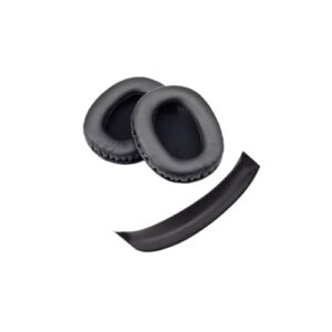 Almofadas Espumas Para Headset Edifier W800bt W808bt K800 K820 K815p (Preto) (Equipamentos)