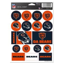 Folha adesiva de vinil Chicago Bears 12,7 cm x 18 cm (Discos de Vinil)