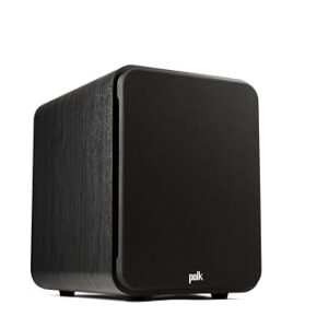Polk Audio Subwoofer Signature Elite ES10 (preto), Woofer de alcance longo de 25,4 cm com cone de polímero preenchido com mineral, amplificador classe D de 200W, subwoofer doméstico de disparo (Equipamentos)