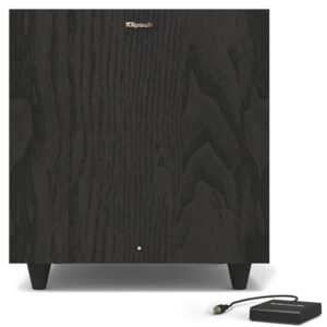 Klipsch R-80SWi Subwoofer sem fio 20.3 cm 150W com driver de alto desempenho para graves profundos preto (Equipamentos)