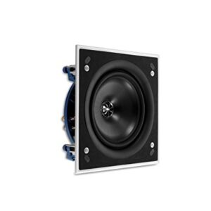 KEF CI160QS Alto-falante arquitetônico quadrado para parede/teto (único) (Equipamentos)