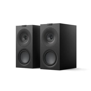 KEF Q Concerto Meta Alto-falante de estante de três vias (preto, par) (Equipamentos)