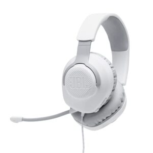 Headset Gamer JBL Quantum 100 Over Ear Branco - JBLQUANTUM100WHTAM (Equipamentos)