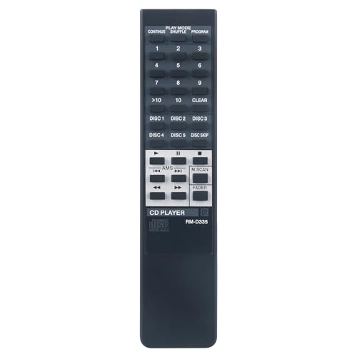 Controle remoto de áudio de substituição compatível com Sony CD Player CDP-C425 CDP-C445 DPC345 CDP-CA7ES CDP-C335 CDP-C345M CDP-C495 CDP-CA7ES CDP-C345 CDP-C365 CDP-C265 CDP-C225 CDP-C225 CDP-C225 35 (Equipamentos)