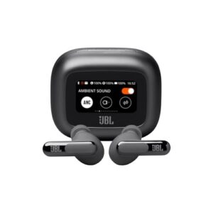 JBL, Fone de Ouvido Bluetooth, Live Beam 3, In-ear, Tela de 1.45", Cancelamento de Ruído - Preto (Equipamentos)