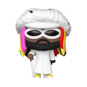 Funko POP! Rocks: George Clinton - Parliament-Funkadelic - Collectable Vinyl Figure - Gift Idea - Official Merchandise - for Kids & Adults - Music Fans - Model Figure for Collectors and Display - George Clinton (Discos de Vinil)