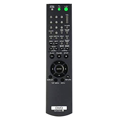 Controle remoto de substituição RMT-D152A adequado para Sony CD DVD Player DVP-NS325 DVP-MS67 DVP-N325 DVP-CX995V HT-9950M DVP-NS57P DVP-NS333 DVP-NS355 DVP-NS41 DVD-NS700P DVP-NC60P DVP-NC85H P-NS430 DVP-NS50 (Equipamentos)