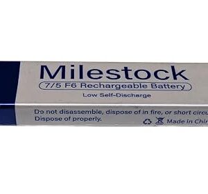 Milestock Bateria Gumstick para Panasonic Sony JVC Sharp Aiwa Minidisc CD Player portátil (Equipamentos)