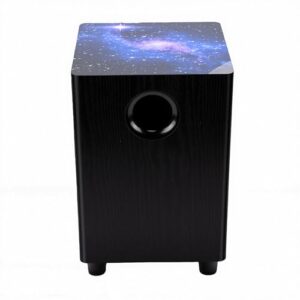 Dpofirs Subwoofer Passivo, Alto-falante Baixo de 6,5 Polegadas e 100 W Com Tecnologia de Ganho de Solo para Home Theater e Festas, Plug and Play (Equipamentos)