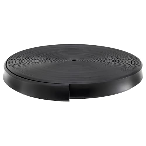 Inserção de vinil RV de 2,5 cm | Encaixe de acabamento em vinil RV | Acabamento de teto RV (100", preto) (Discos de Vinil)