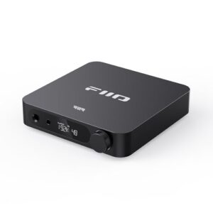 FiiO Dac K11 R2R E Amplificador De Fone Ouvido Para Áudio Doméstico Ou Pc, 6,35 Mm Balanceado 4,4 Mm, Rca, Coaxial, Óptico, 1300 Mw, 384 Khz/24 Bits Dsd256 (Preto) (Equipamentos)