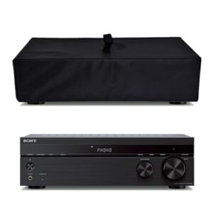 NUENSS-ROR Capa de receptor estéreo para receptor estéreo doméstico Sony STRDH190 2-ch, receptor estéreo doméstico Sony STRDH590 5.2 canais e receptor estéreo Onkyo TX-8220 2, capa protetora (Equipamentos)