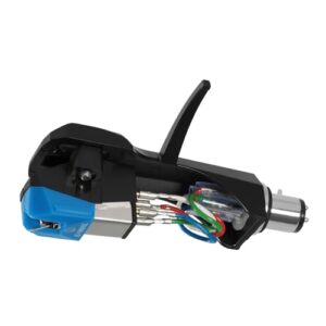 audio-technica, Kit, Capsula para Toca-Dsicos com Agulha Conica Azul AT-VM95C + Cabeçote AT-HS6BK - AT-VM95C/H (Equipamentos)