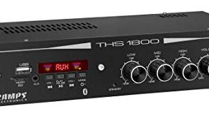 Amplificador Receiver Taramps THS 1800 Classe AB Multi Canal 80 Watts RMS Módulo Amplificador Residencial Comercial (Equipamentos)