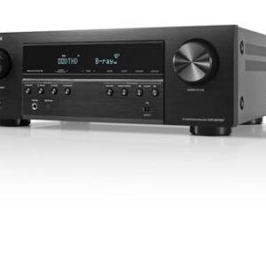 Receiver Avr-S570bt 5.2 Canais 8k 130w Para Canal Denon (Equipamentos)