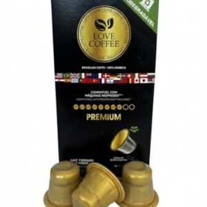 Café Premium Love Coffee Cápsulas Biodegradáveis, 10 Unidades (Café)