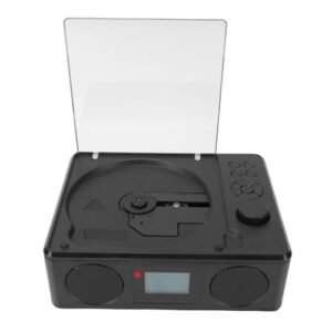 Diyeeni Leitor de CD Retro, Leitor de CD Bluetooth Clássico Vintage Com Rádio FM, Alto-falante Estéreo Ual, 7 Modos de Reprodução, Bateria de 4000mAh, Design Anti-salto para Acampamento (Equipamentos)