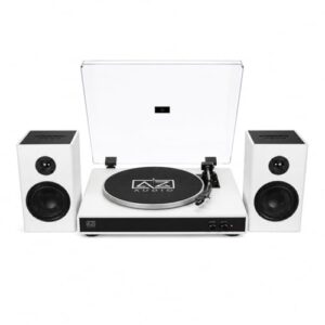 Toca Discos Vitrola Vinil Bluetooth com Caixa de Som AZ Audio AZ-LP60XBT Branco (Equipamentos)