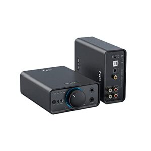 FiiO Amplificador de fone de ouvido K7 Full Balanced Hi-Fi DAC AK4493S*2, XMOS XU208 PCM384kHz DSD256, entradas USB/óptica/coaxial/RCA, saída de 6,35 mm/4,4 mm (Equipamentos)