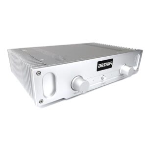 BRZHIFI A1S 20W Pure Classe A HIFI Amplificador de Potência 2.0 Canais Home Audio AMP (Prata) (Equipamentos)