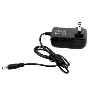 Adaptador de 12 V para cabo de alimentação de carregador de toca-discos Audio Technica, compatível com AT-LP60X AT-LP60X-BK AT-LP60X-BW AT-LP60XBT-RD AT-LP120XUSB-BK Adaptador de alimentação DC de (Equipamentos)