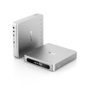 FiiO Leitor De Cd Estéreo Portátil Multifuncional Dm13 Com Bateria Longa Duração, Suporta Extração Usb, Saídas Ópticas/Coaxiais/3,5 Mm/4,4 Mm (Bluetooth Prateado) (Equipamentos)