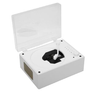 Zopsc Leitor de CD Vintage Com Bluetooth 5.1, Leitores de CD Portáteis retrô Sem Fio Com Alto-falantes Duplos para Música Doméstica, Entrada USB AUX, Suporte para MP3 WMA, Com Controle (Equipamentos)