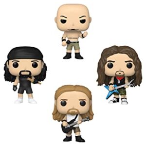 Funko Pop! Rocks: Pantera 4 Pack, Philip Anselmo, Vinnie Paul, Dimebag Darrell, Rex Brown - Pantera (Discos de Vinil)