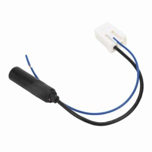 AUNMAS Cabo Adaptador de Antena de Rádio ABS Fio Adaptador Plugue Macho Preto Azul 1 Peça para Substituição de Reprodutor de CD de Carro Adequado para REIZ Land Cruiser Vios (CDs)