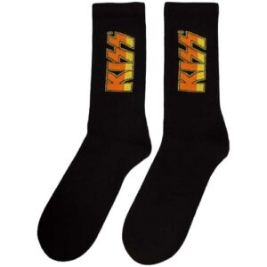 Rock Off officially licensed products Meias de tornozelo com logotipo da banda clássica Kiss tamanho único (CDs)