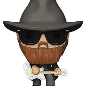 Pop! Zz Top - Billy Gibbons (FLOCKED), 164 – Funko, Multicor (Discos de Vinil)