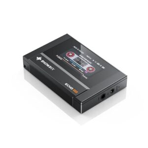 Mini leitor de MP3 Bluetooth HiFi SnowSky/FiiO Echo, reprodução de 15 horas, controle de volume independente com saídas de fones de ouvido de 3,5 mm/4,4 mm (preto) (Equipamentos)
