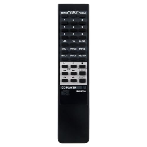 Controle remoto de substituição RM-D335 compatível com Sony CD Changer Player CDP-C345M CDP-C225 CDP-C235 CDP-C245 CDP-C325 CDP-C425 CDP-CA7ES CDP-C335 CDP-C345 CDP-C245 CDP-C745 CDP-C745 1 (Equipamentos)