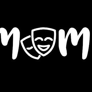 Adesivo decalque de vinil Drama Theater Mom NOK |Carros Caminhões Vans Paredes Laptop|Branco|19 x 6,3 cm|NOK609 (Discos de Vinil)