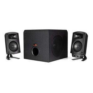 Klipsch Sistema de alto-falante de computador certificado ProMedia 2.1 THX (preto) (Equipamentos)
