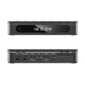 FiiO Leitor de Cd Estéreo Portátil Multifuncional Dm13 com Bateria de Longa Duração, Compatível com Cópia Usb, Saídas Óptica/Coaxial/3,5 Mm/4,4 Mm (Bluetooth Preto) (Equipamentos)