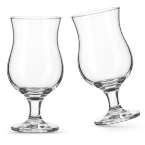 2 Taças de Chopp 400ml em Vidro Low-Iron Alemão Transparente – Taça Tulipa para Cerveja, Chope, Drinks e Degustação | Ideal para Copa, Churrasco e Área Gourmet (Cervejas)
