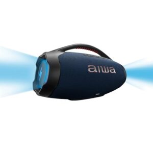 Caixa de Som Boombox Plus AIWA BBS-01-LBL 200W BT 30H IP66 USB RGB (Equipamentos)