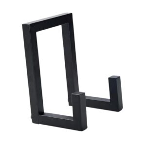 Hi.FANCY Rack de exibição de discos de vinil para escritório em casa, economizando espaço, organizador de álbum de música, suporte de metal, material de construção, feito de metal resistente (Equipamentos)