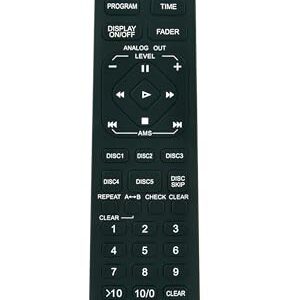 Controle remoto de substituição RM-DC355 adequado para Sony CD Player CDP-C5CS CDP-CE375 CDP-CE345 CDP-CE245 CDP-CE275 1-476-132-11 (Equipamentos)