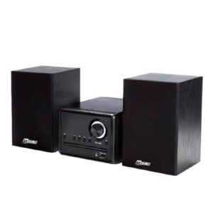 Mini System SS-001 SSOUND 200W CD/MP3 Bluetooth Rádio - Bivolt preto (Equipamentos)