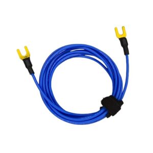 KUBOJSDLZ Fio terra para toca-discos, cabo de aterramento OFC de cobre puro banhado a ouro 24 K - Stop Hum (Equipamentos)