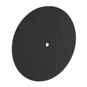 Generic Tapete para toca-discos, prato LP de borracha antiderrapante com 3 mm de espessura para melhor resposta de graves (Equipamentos)