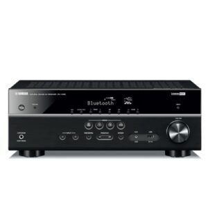 YAMAHA Receptor AV RX-V385 5.1 canais 4K Ultra HD com Bluetooth (Equipamentos)
