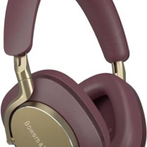 Bowers & Wilkins Fones de ouvido sem fio Px8 carro-chefe com cancelamento de ruído com Bluetooth 5.0 e carregamento rápido, 30 horas de reprodução de alta resolução e microfone embutido - Royal (Equipamentos)