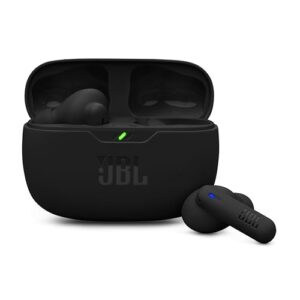 Fone de Ouvido Sem Fio, JBL, Bluetooth, Wave Beam 2, Intra Auricular, Sem Fio, Resistente À Água e Poeira - Preto (Equipamentos)